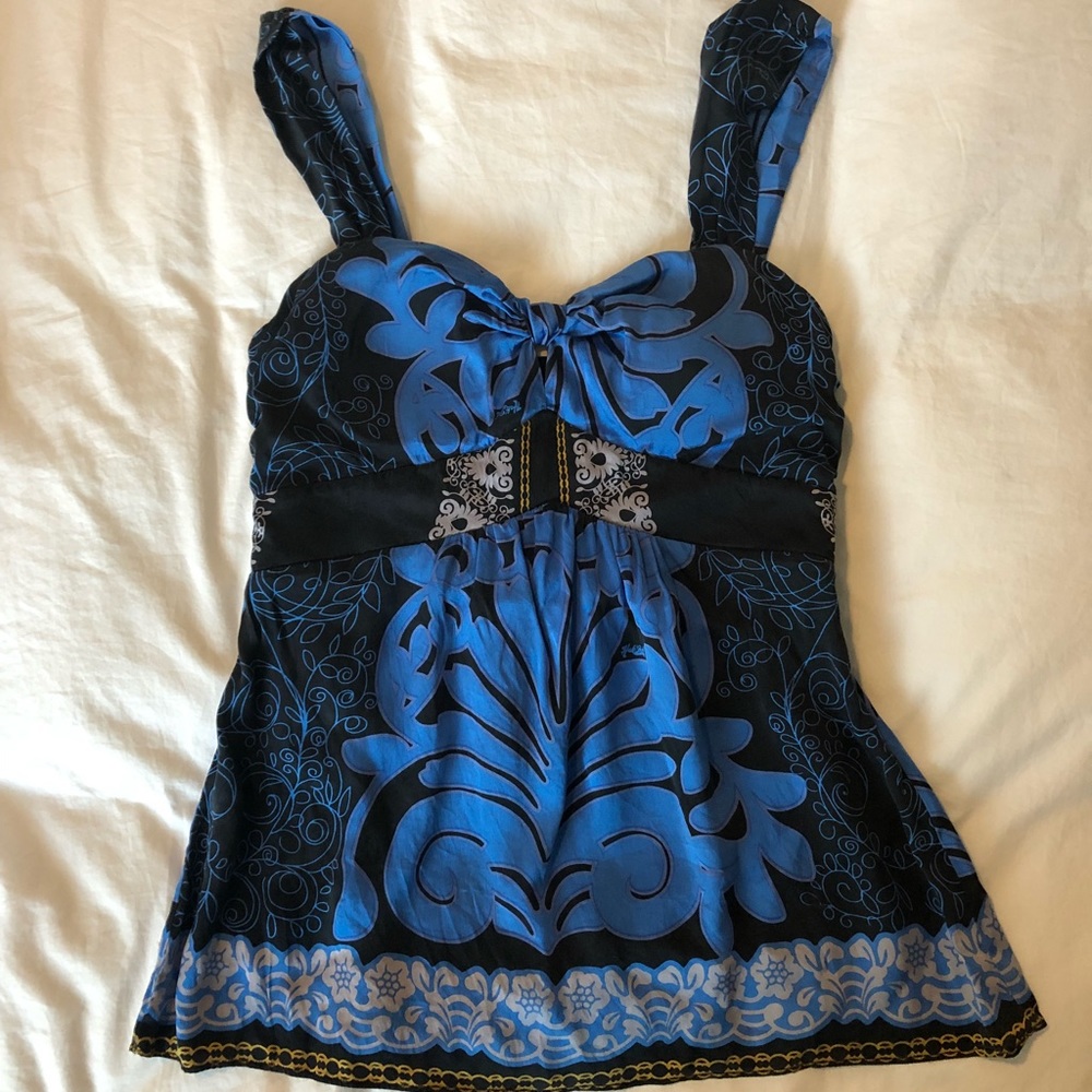 HALE BOB silk printed top